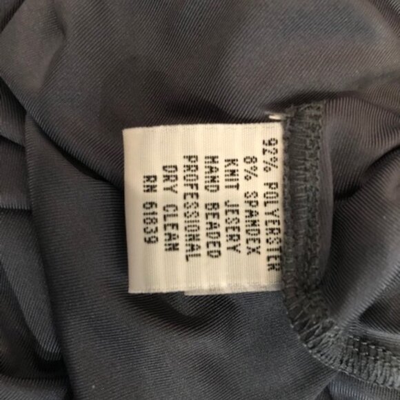 Rickie Freeman Floor Length Hand-Beaded Gown - Picture 9 of 9